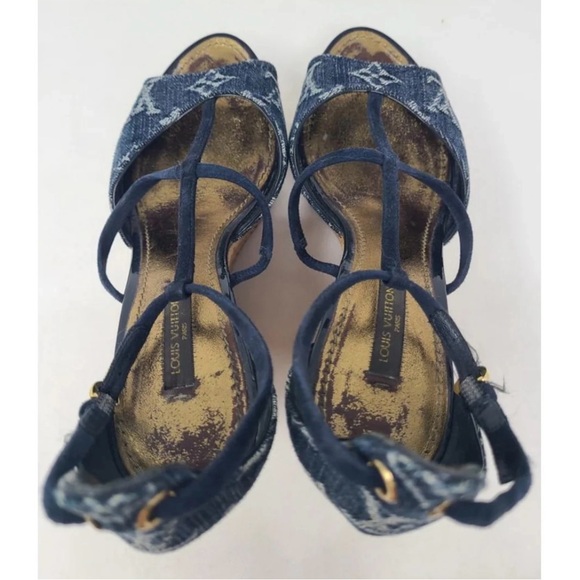 Louis Vuitton wedges sandles - Picture 3 of 11